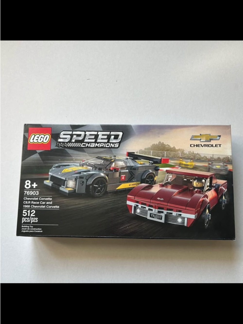 LEGO Speed Racers 76903 Chevrolet Corvette C8.R Race Car and 1969 Chevrolet